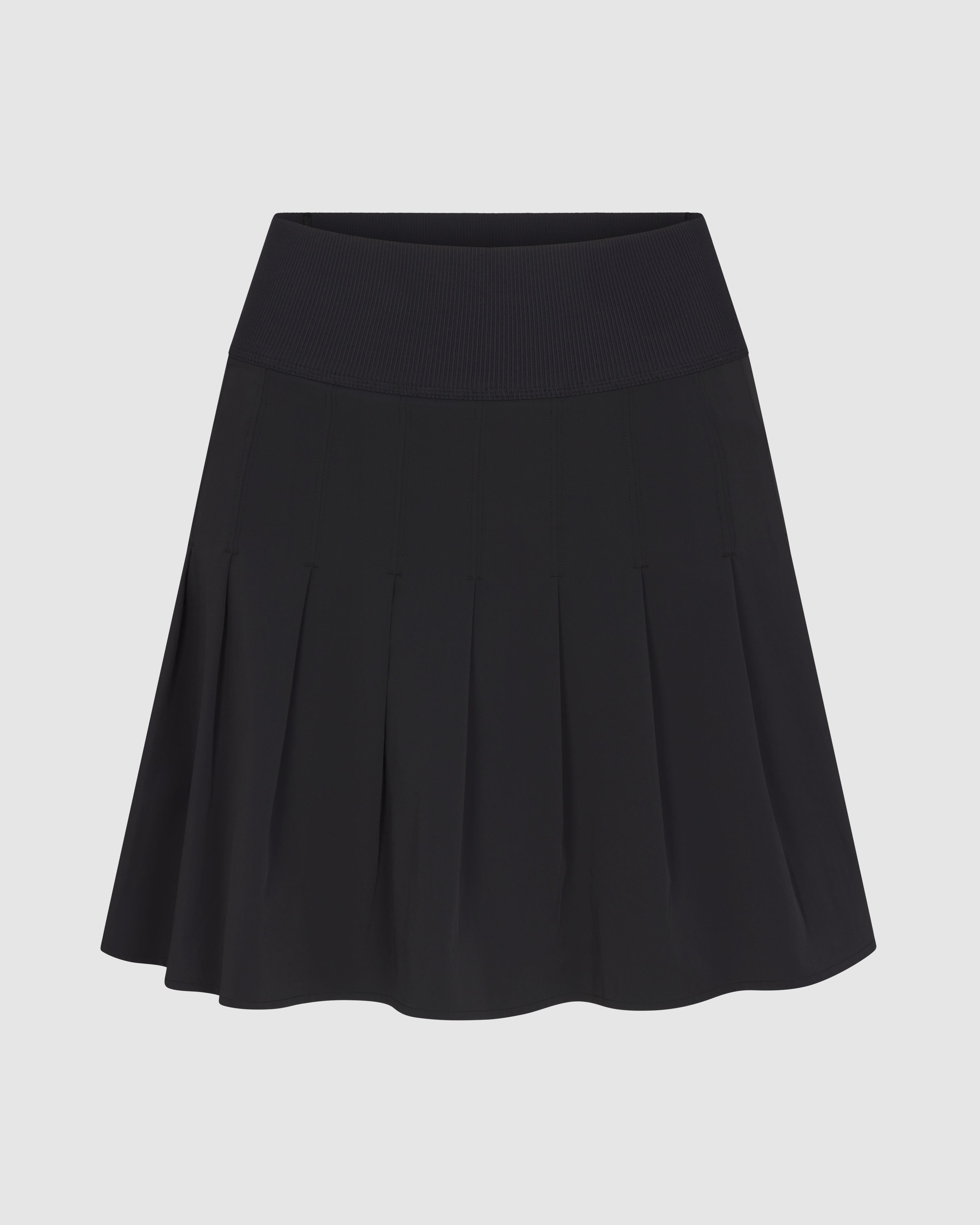 Serena Black Skirt Built-in Shorts Skort