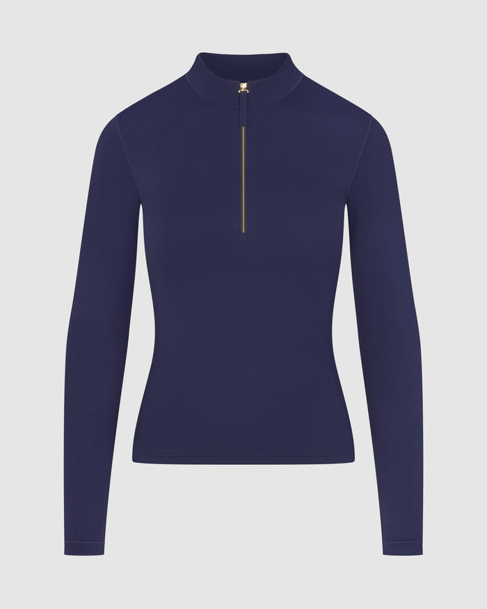 Summer Quarter Zip Top