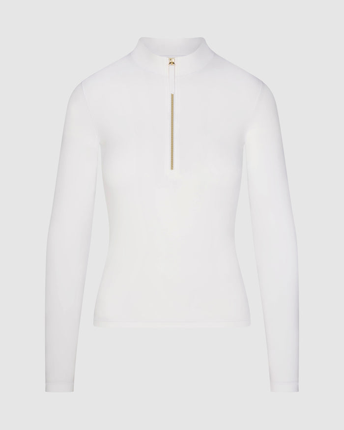 Summer Quarter Zip Top