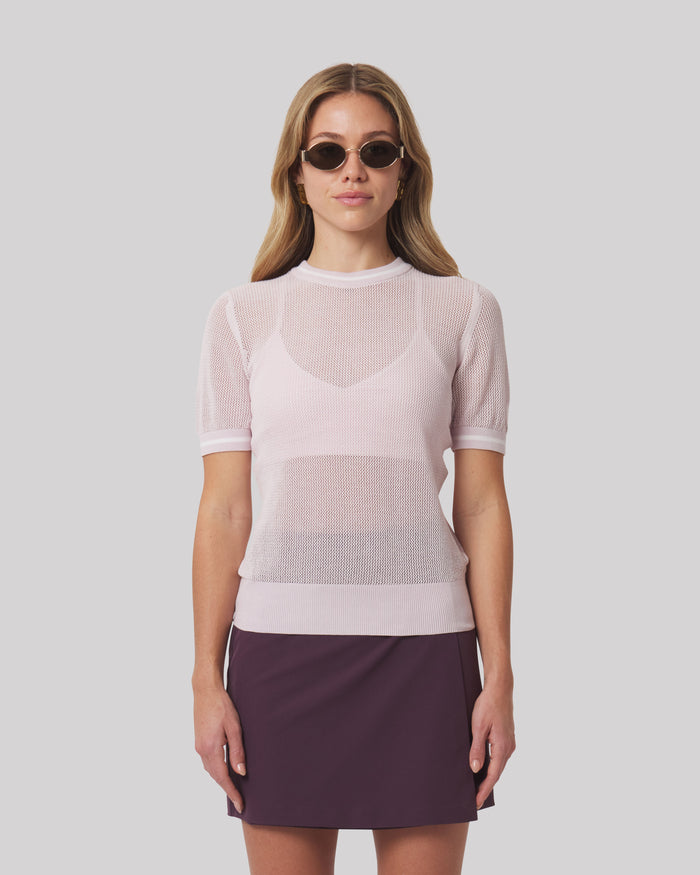Sydney Cotton Mesh Tee